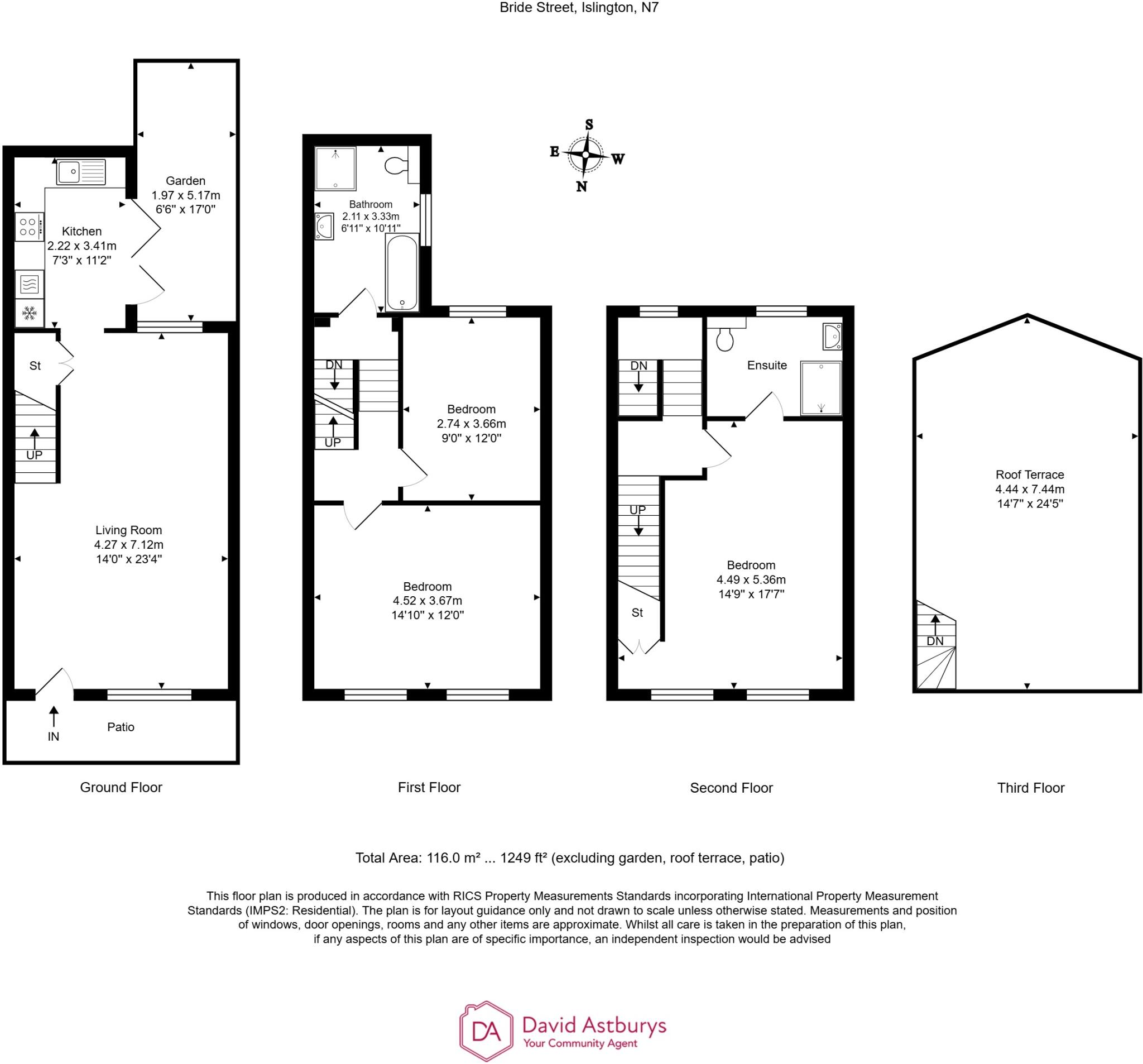 Bride Street, Islington, London, N7 floorplan