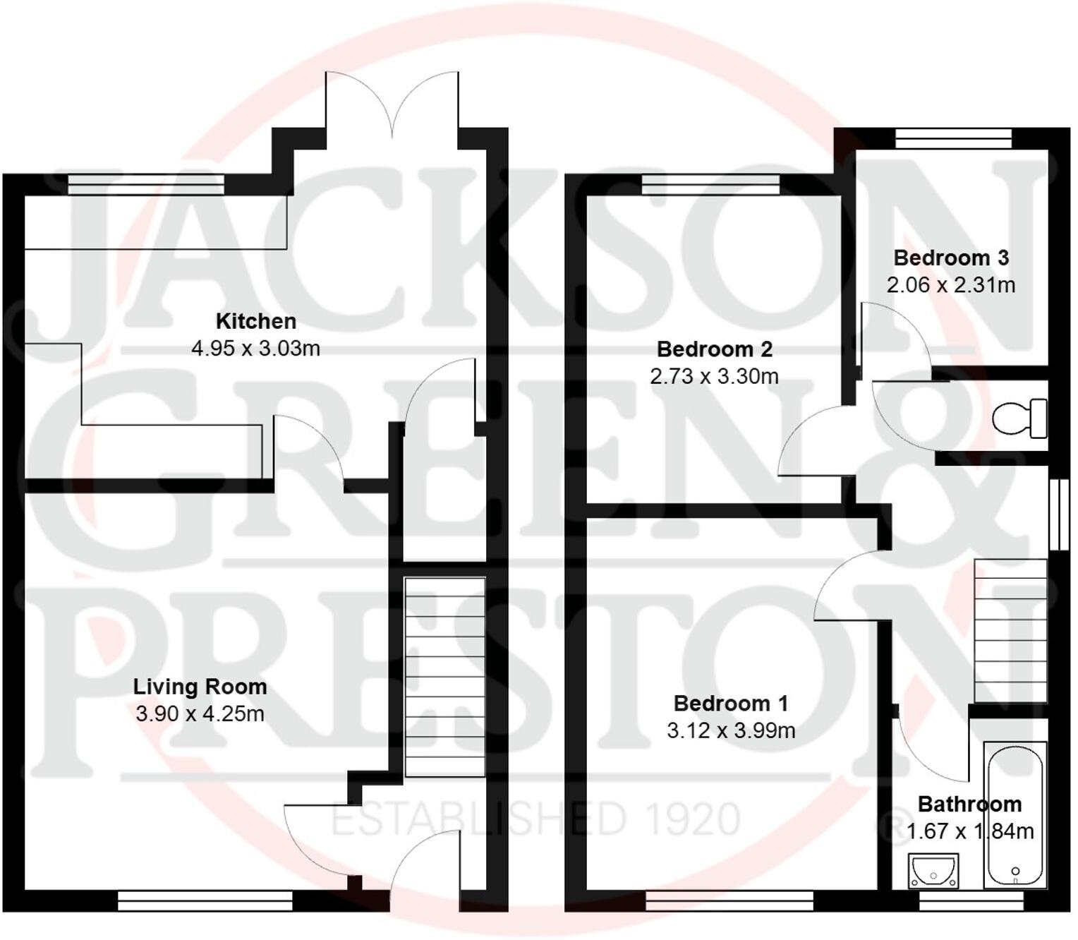 Byron Grove, Grimsby, DN33 floorplan