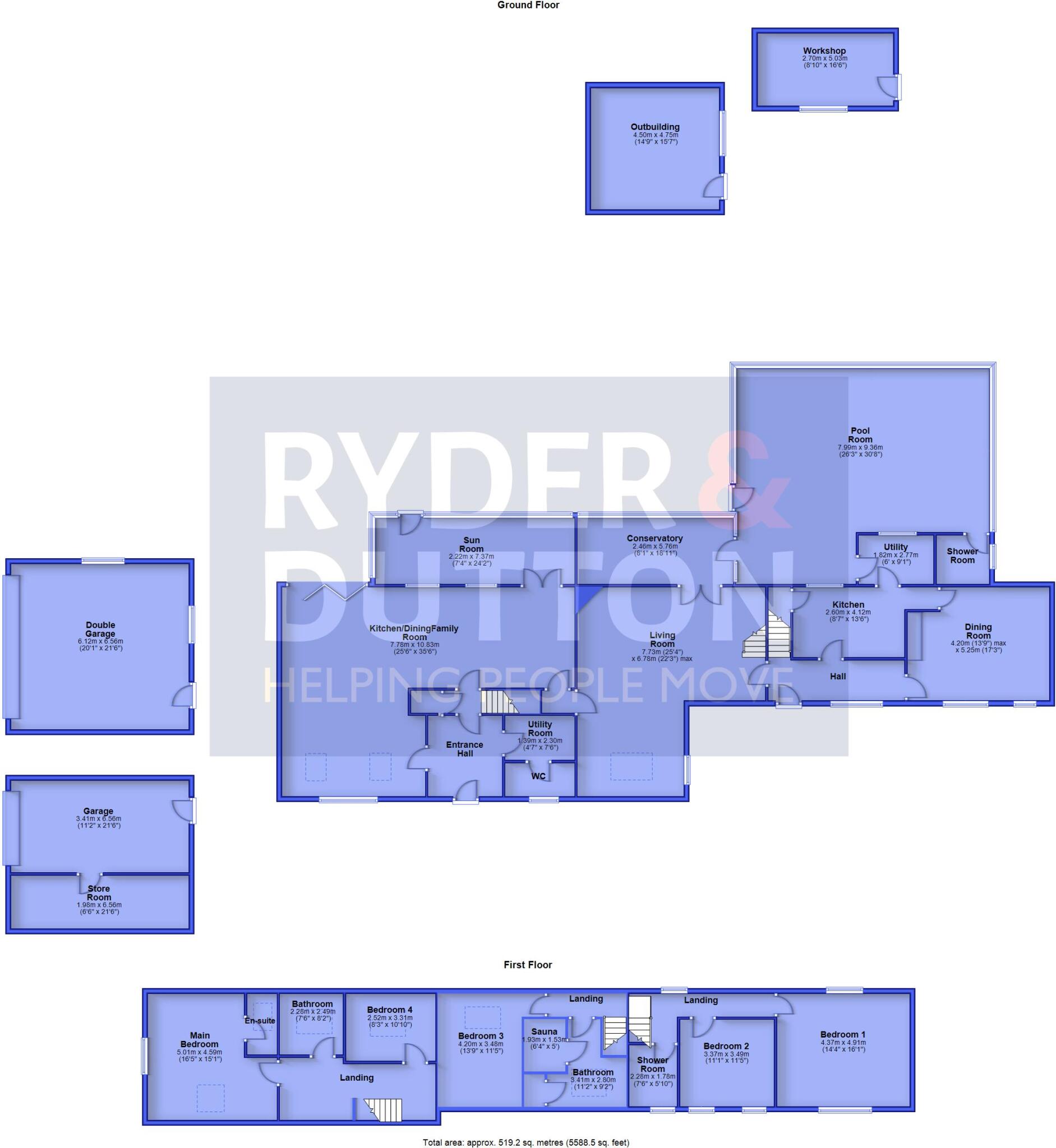Balkram Edge Road, Halifax, West Yorkshire, HX2 floorplan
