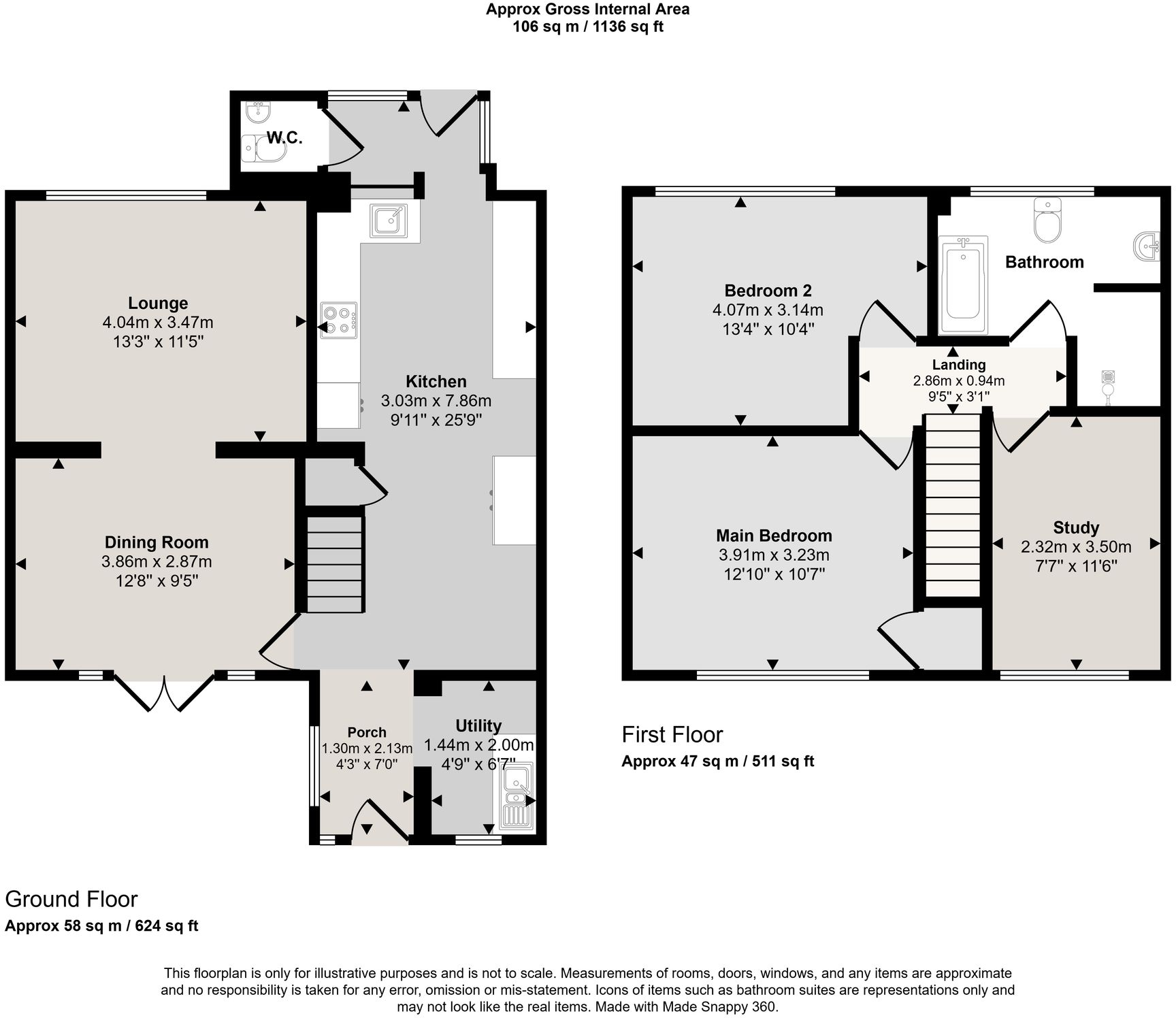 Sycamore Place, Cardiff, CF5 floorplan