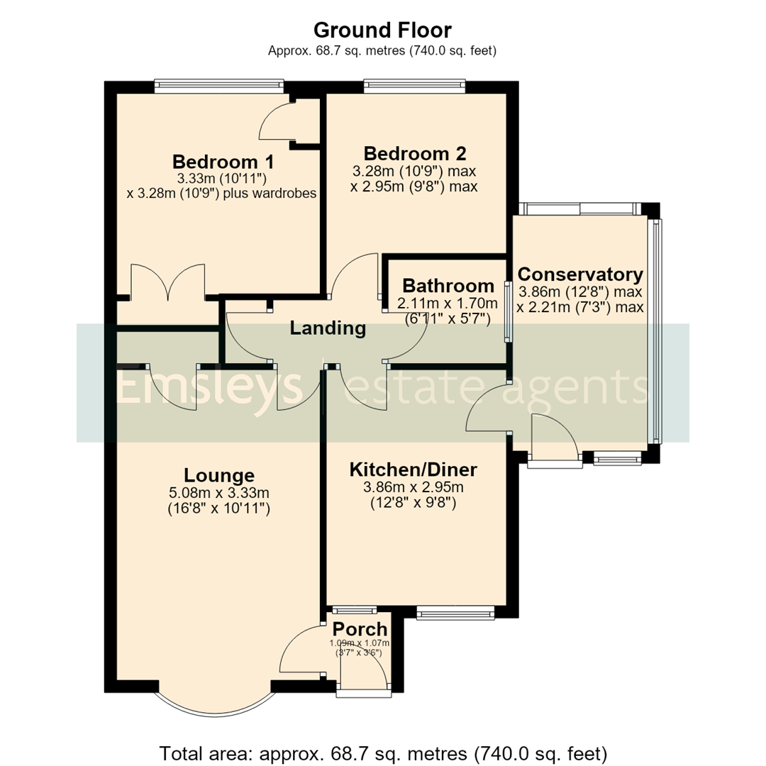 Woodlands Grove, Kippax, Leeds floorplan