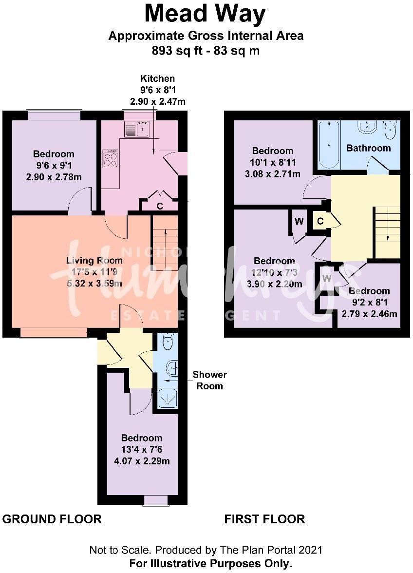 19 Mead Way, Close to Town  floorplan