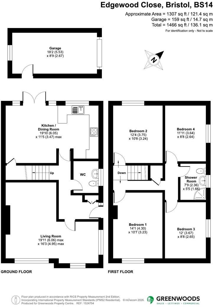 Edgewood Close, Whitchurch, Bristol floorplan
