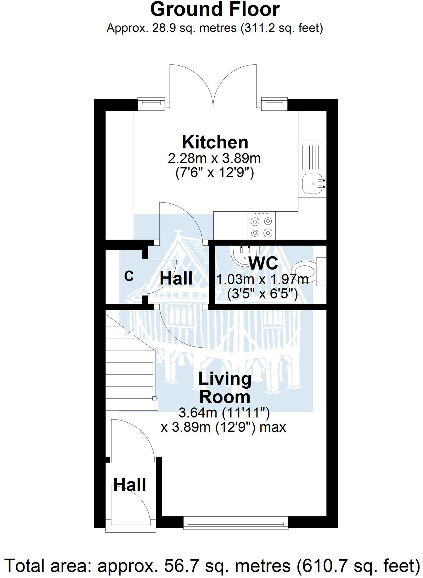 Manor Road, Newent floorplan