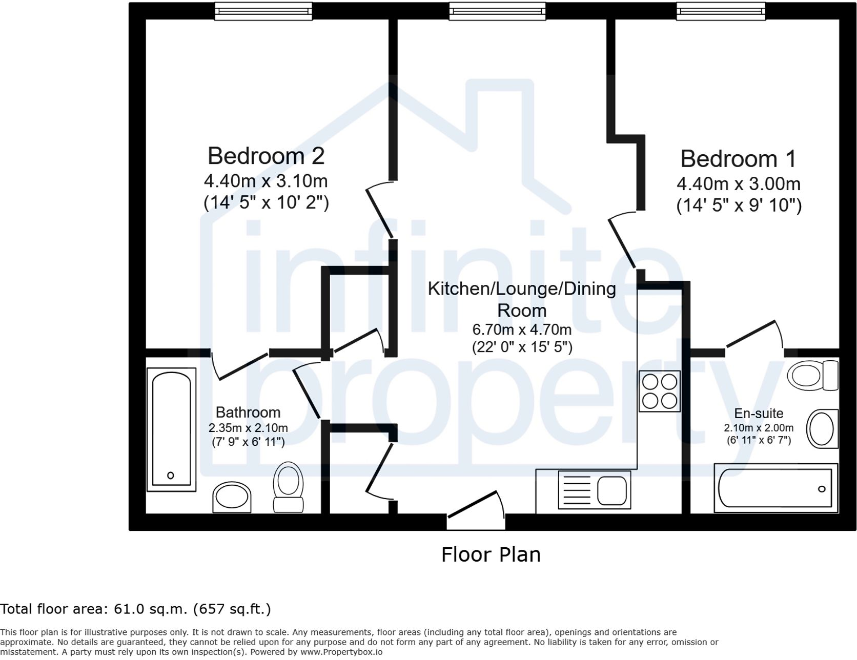 15 Duncan Street, Salford, M5 floorplan