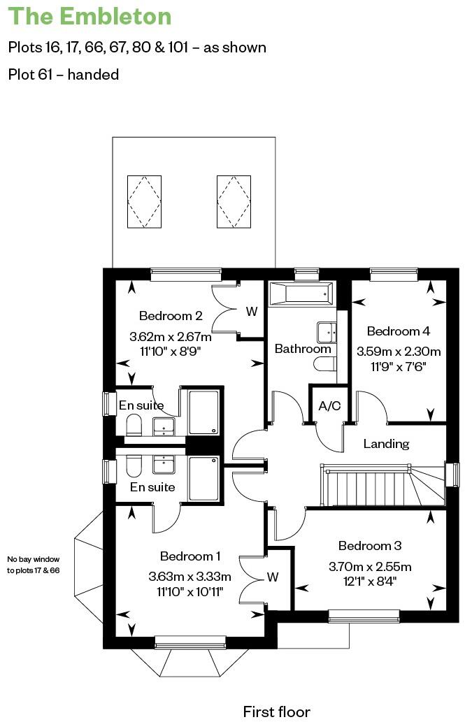 The Embleton, Plot 66, Shelley Close, , Kelvedon, Colchester, Essex, CO5 floorplan