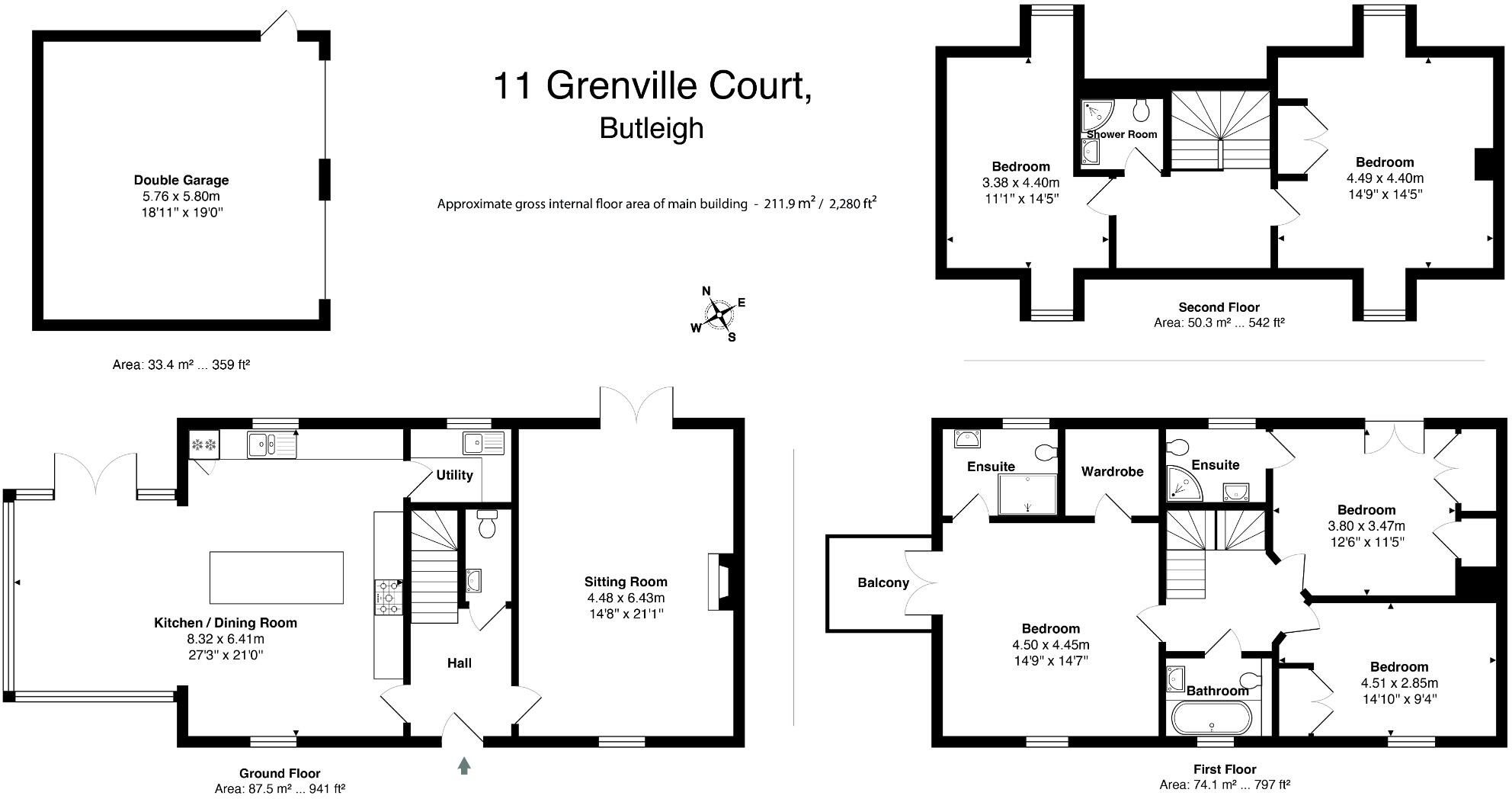 Butleigh, between Glastonbury and Castle Cary floorplan