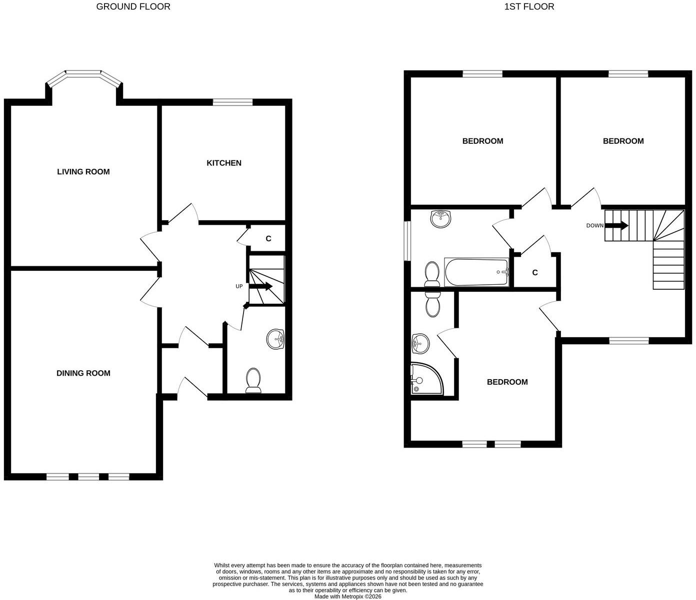 48 Ardconnel Street, Inverness, IV2 3EX floorplan