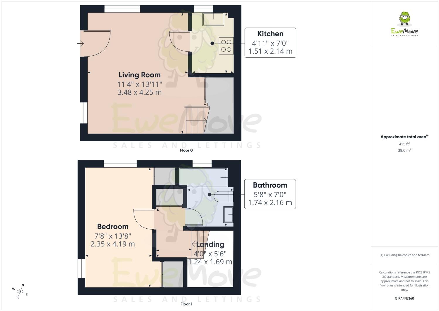 Mahler Close, Basingstoke, Hampshire, RG22 floorplan