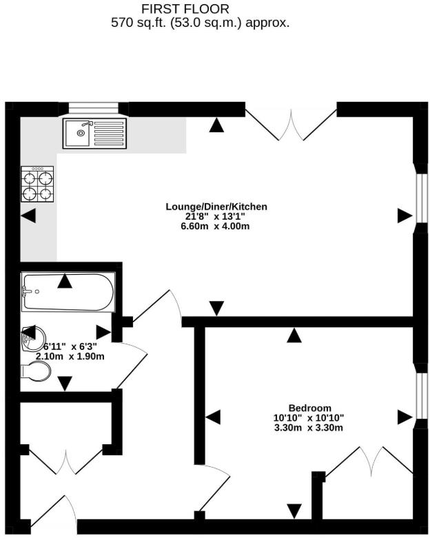 Ashton Rise, Bristol floorplan