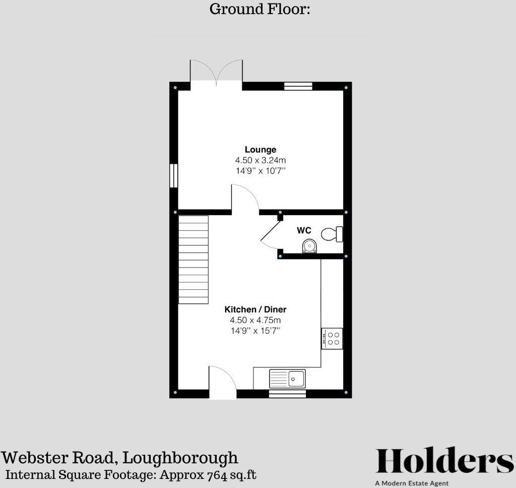Webster Road, Loughborough floorplan