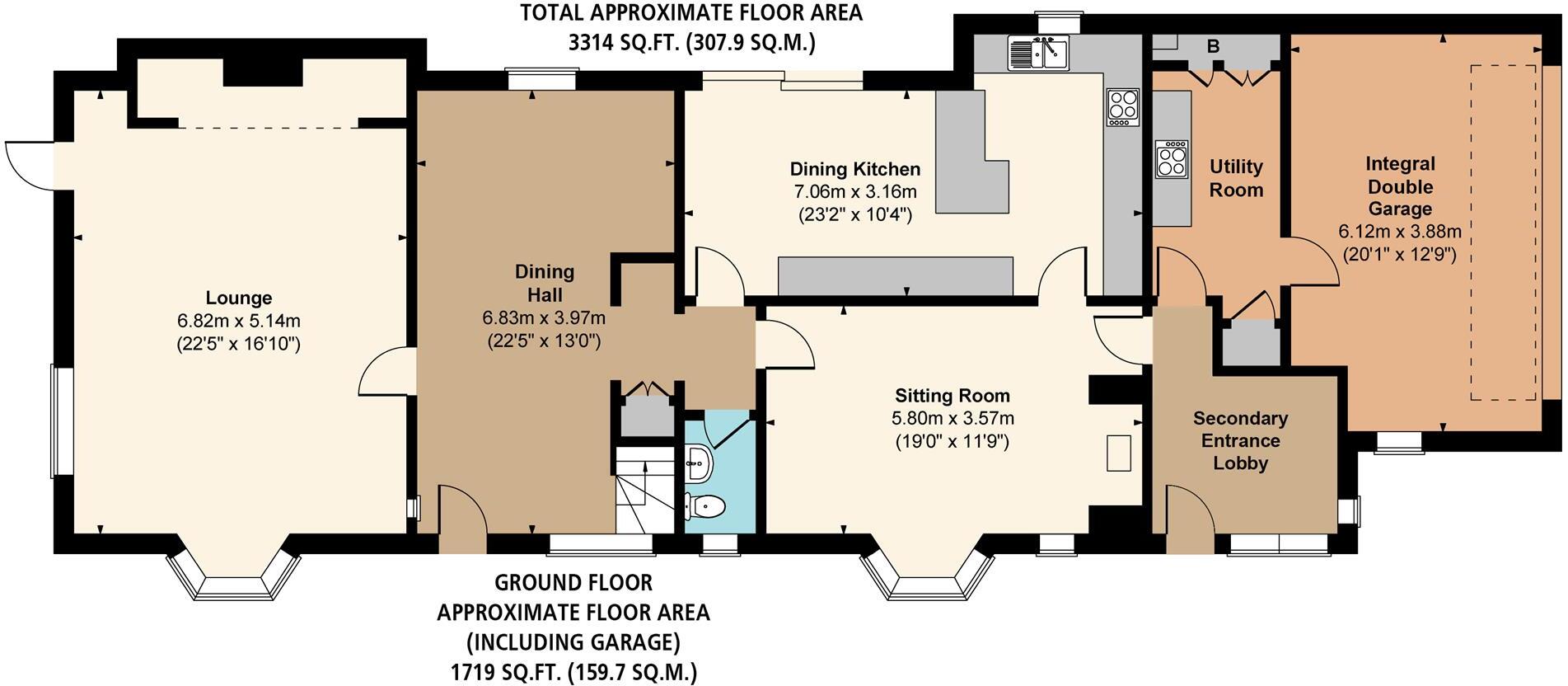 Church Lane, Dore, Sheffield floorplan