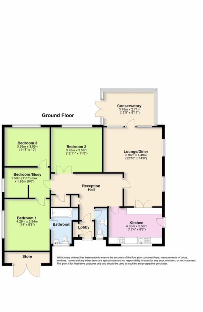 Clapham, Worthing floorplan
