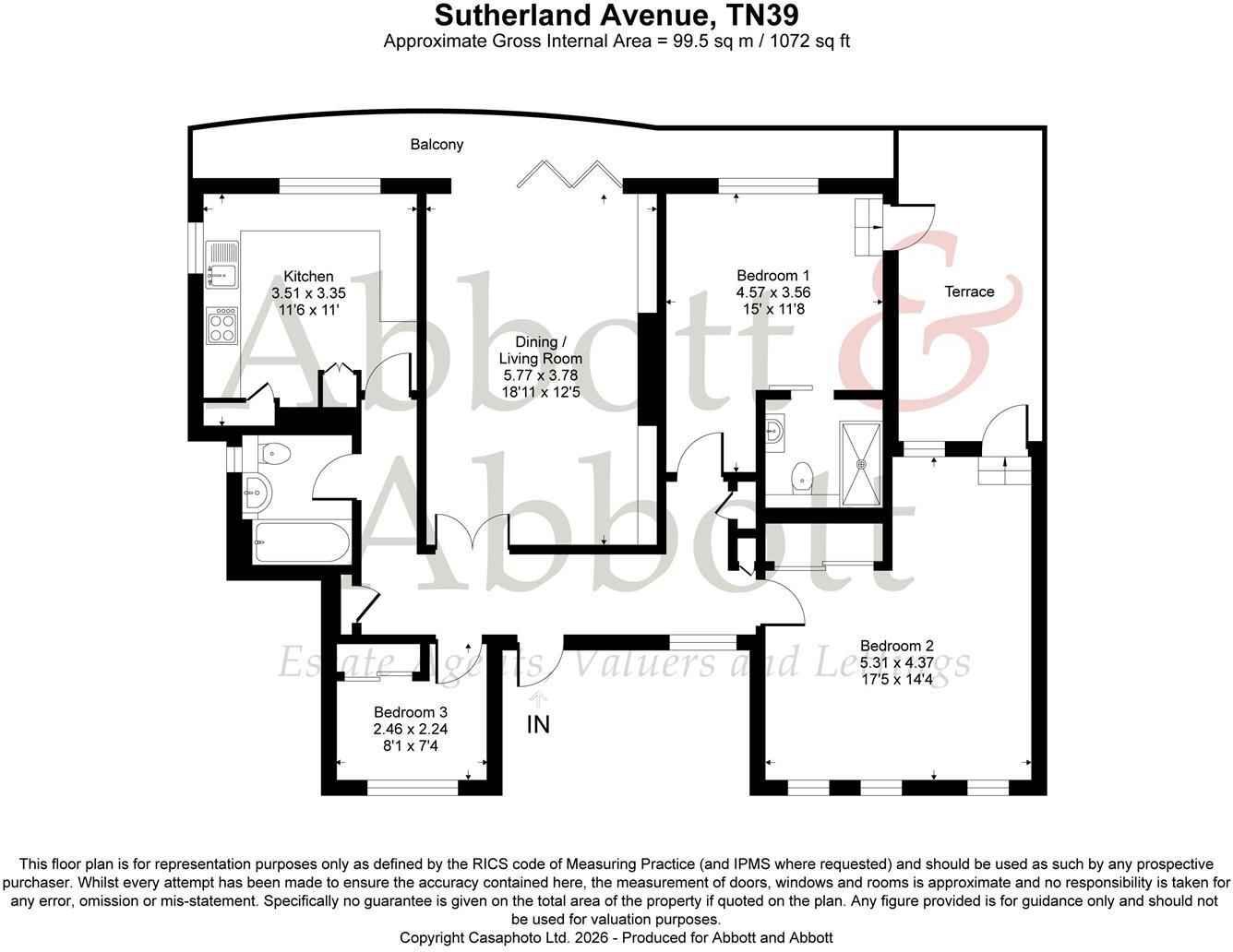 Sutherland Avenue, Bexhill-On-Sea floorplan