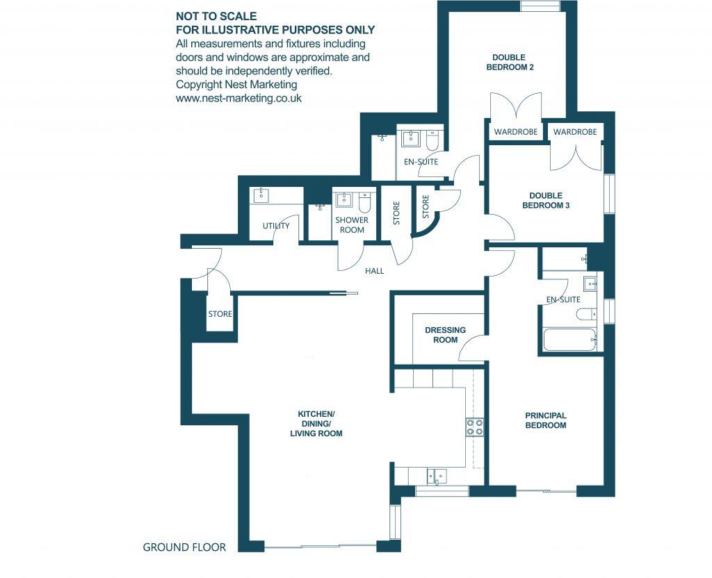 Flat 4, 9 Barnton Avenue West, Edinburgh, EH4 6DF floorplan