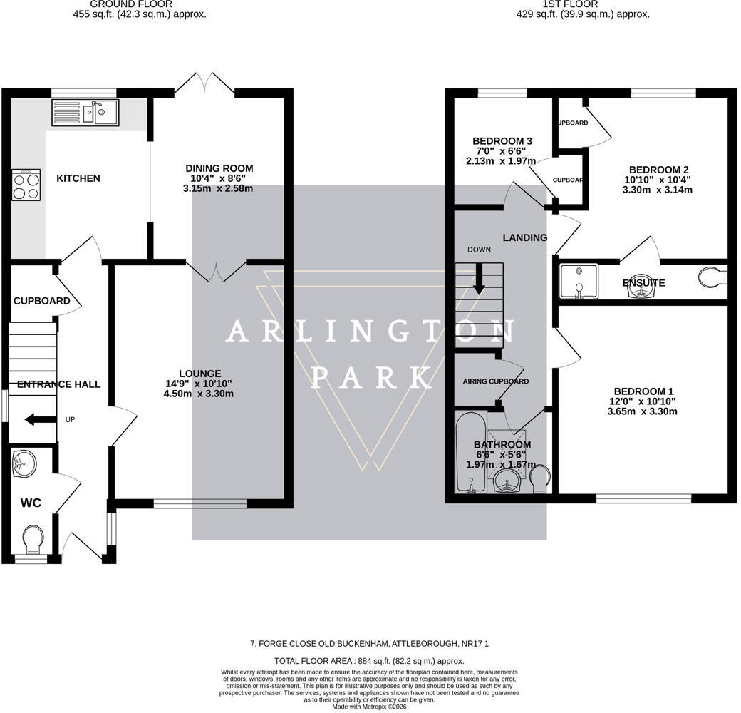 Forge Close, Old Buckenham, Attleborough floorplan