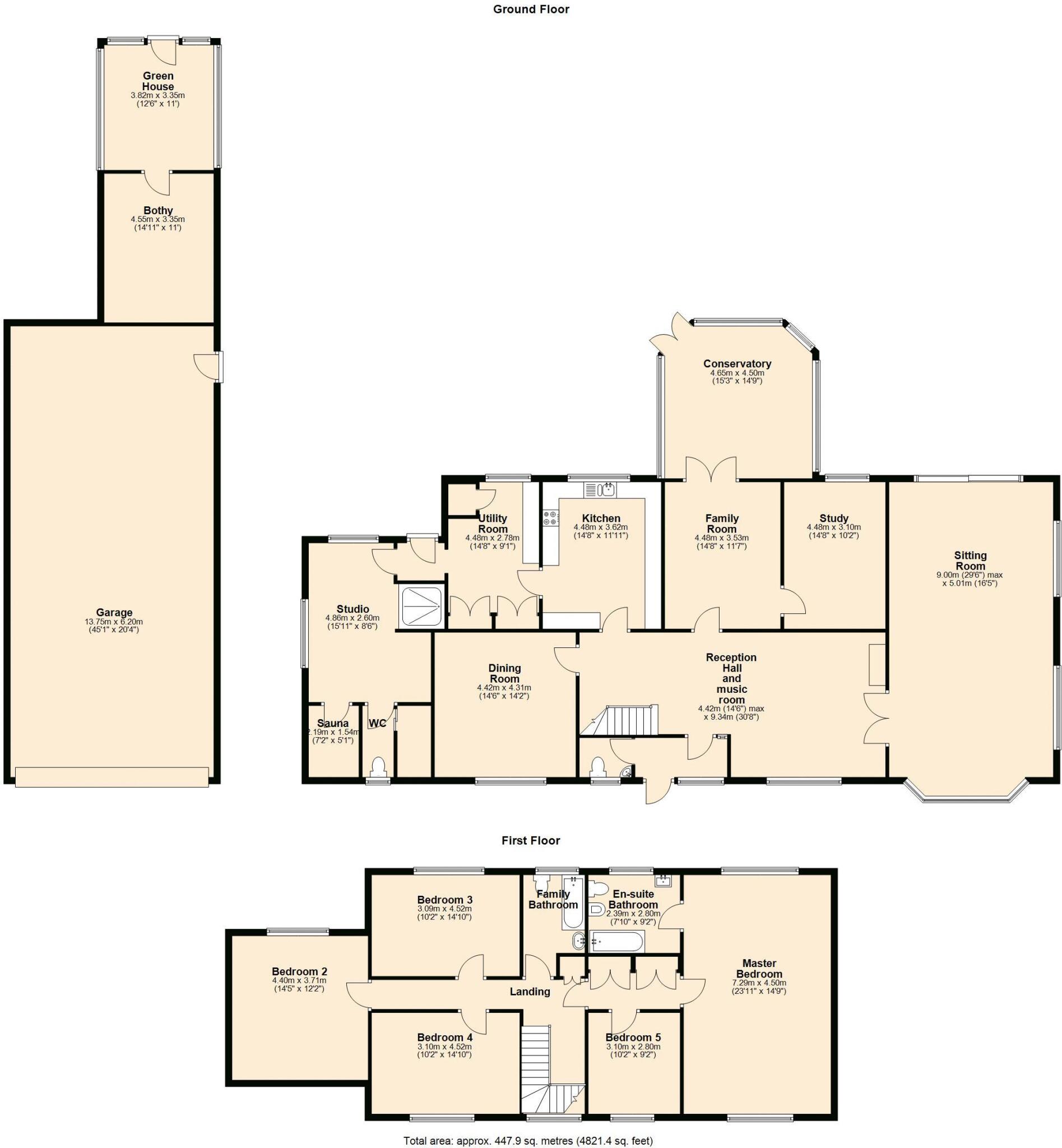 Hedsor Priory, Bourne End floorplan