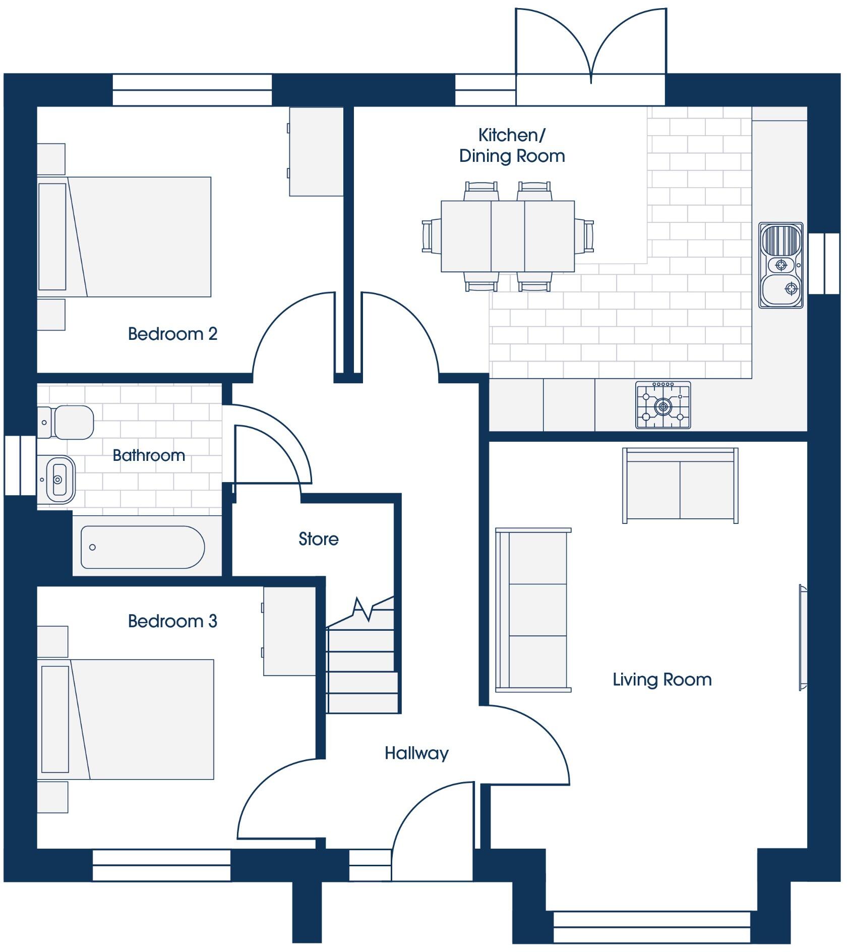Feniscowles, 
Blackburn, 
BB2 5DD floorplan
