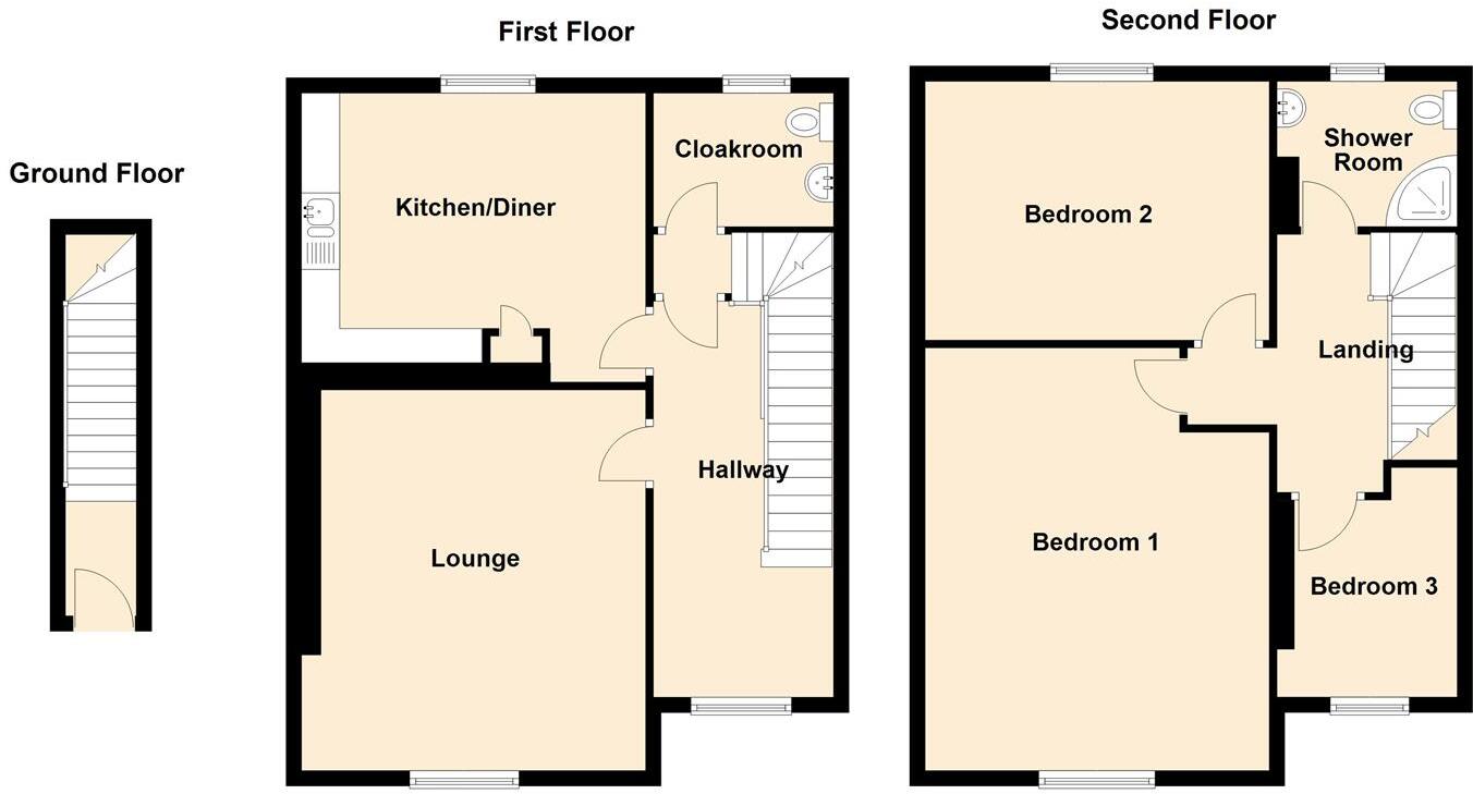 Awel Deg, Tyn Celyn, Llanbedr floorplan