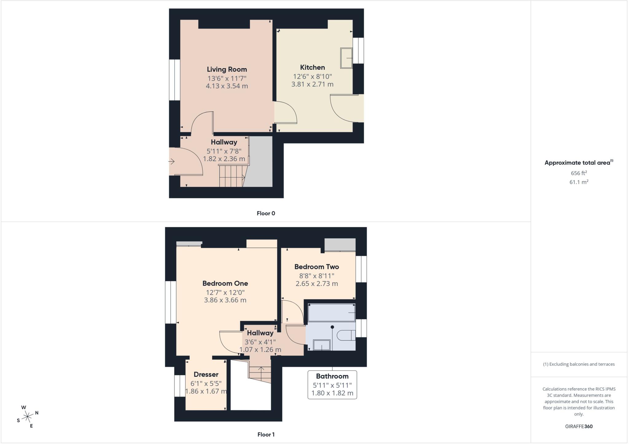 The Street, Newington, Folkestone, CT18 floorplan