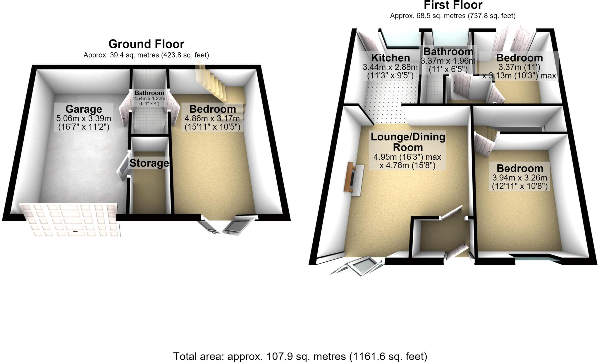 Overdell Drive, Shawclough, Rochdale, OL12 floorplan