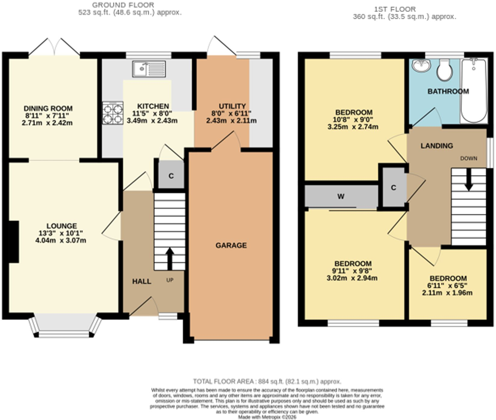 Cudworth Mead, Hedge End, SO30 floorplan