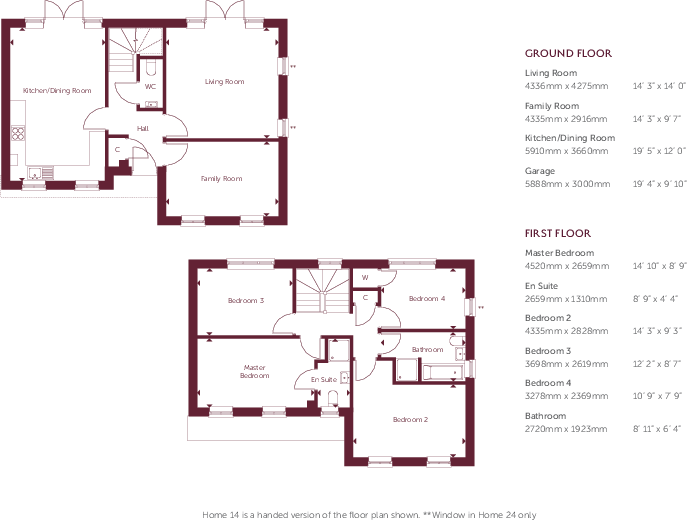 Maddoxford Gardens, Boorley Green floorplan