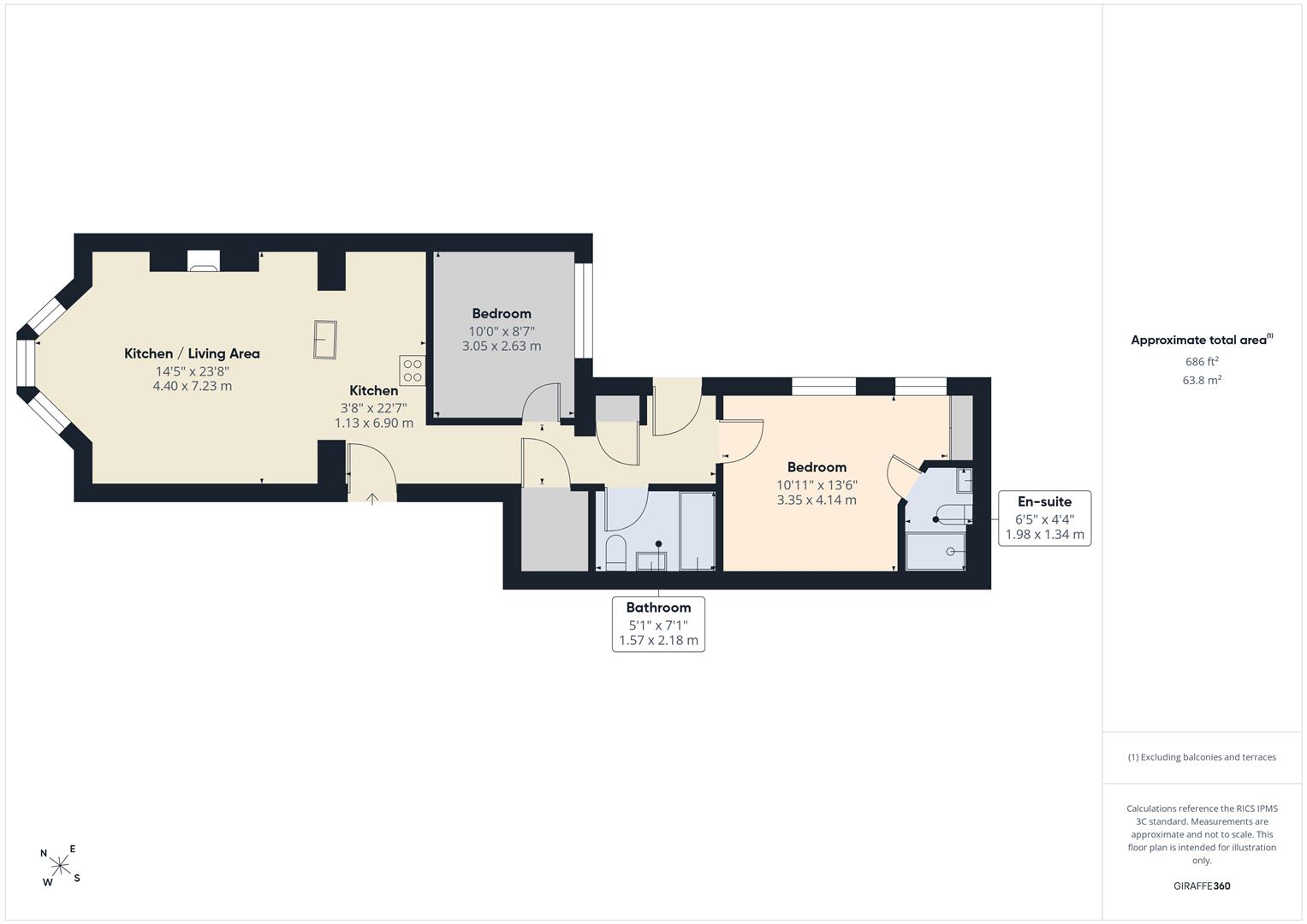 Marine Avenue, Whitley Bay floorplan
