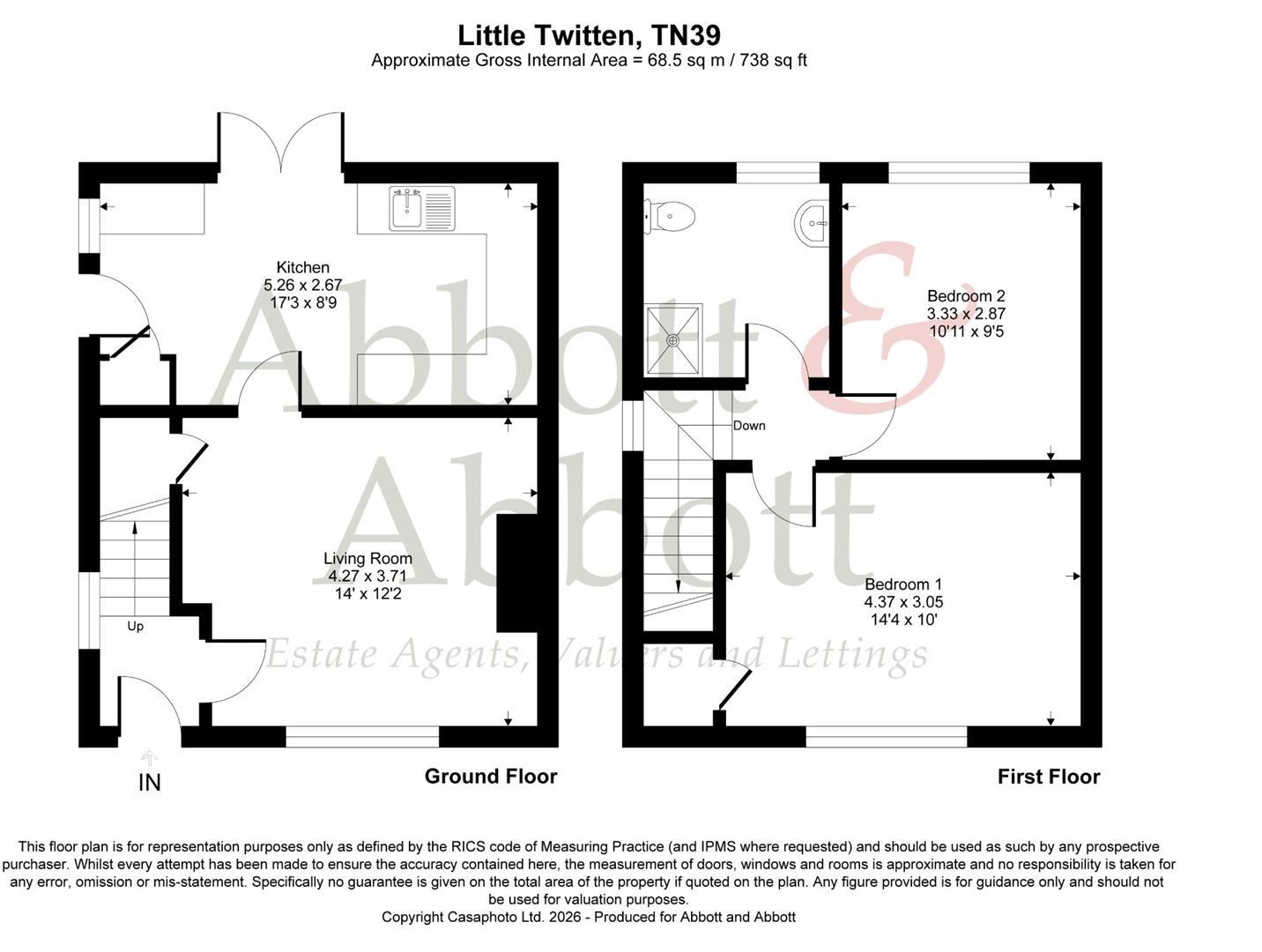 Little Twitten, Bexhill-on-Sea floorplan