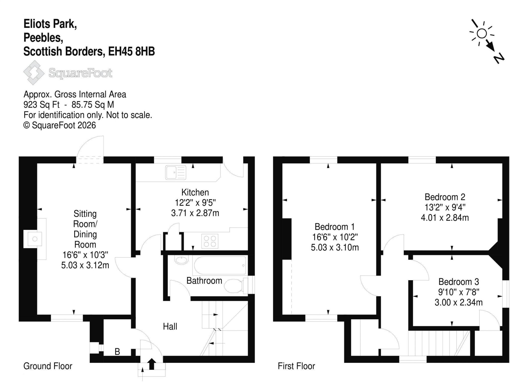 19 Eliots Park, Peebles, EH45 8HB floorplan