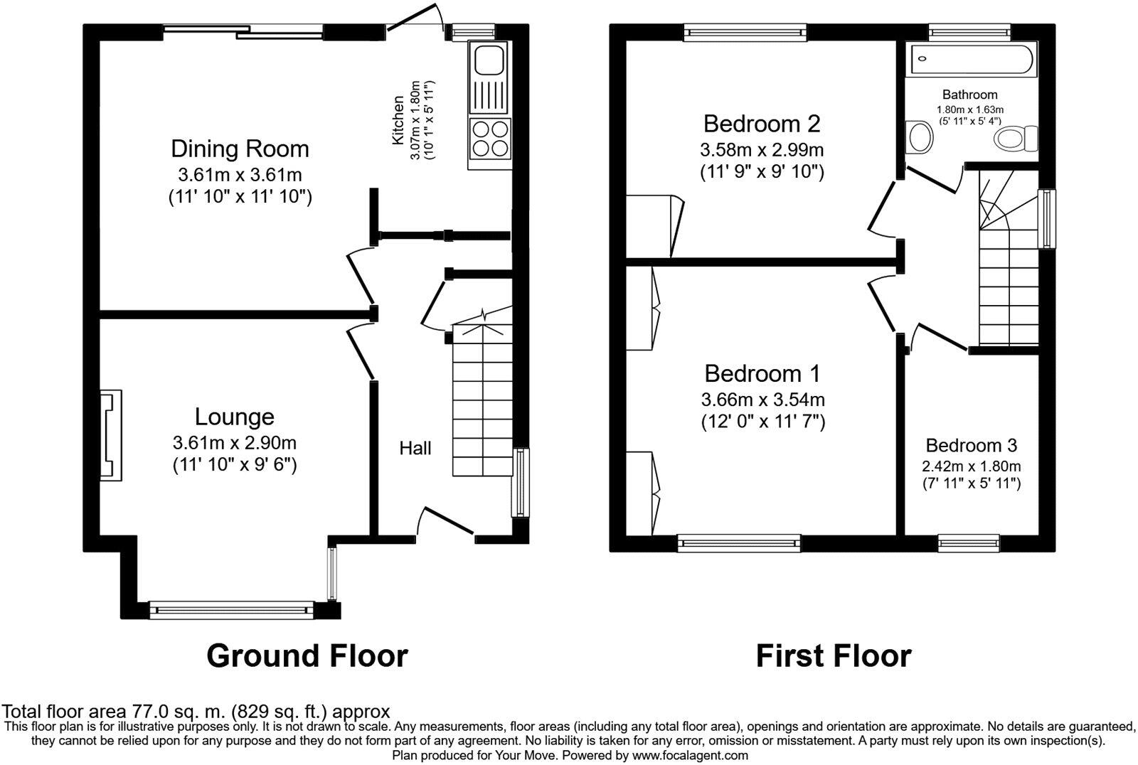 Allenswood Road, London, SE9 floorplan