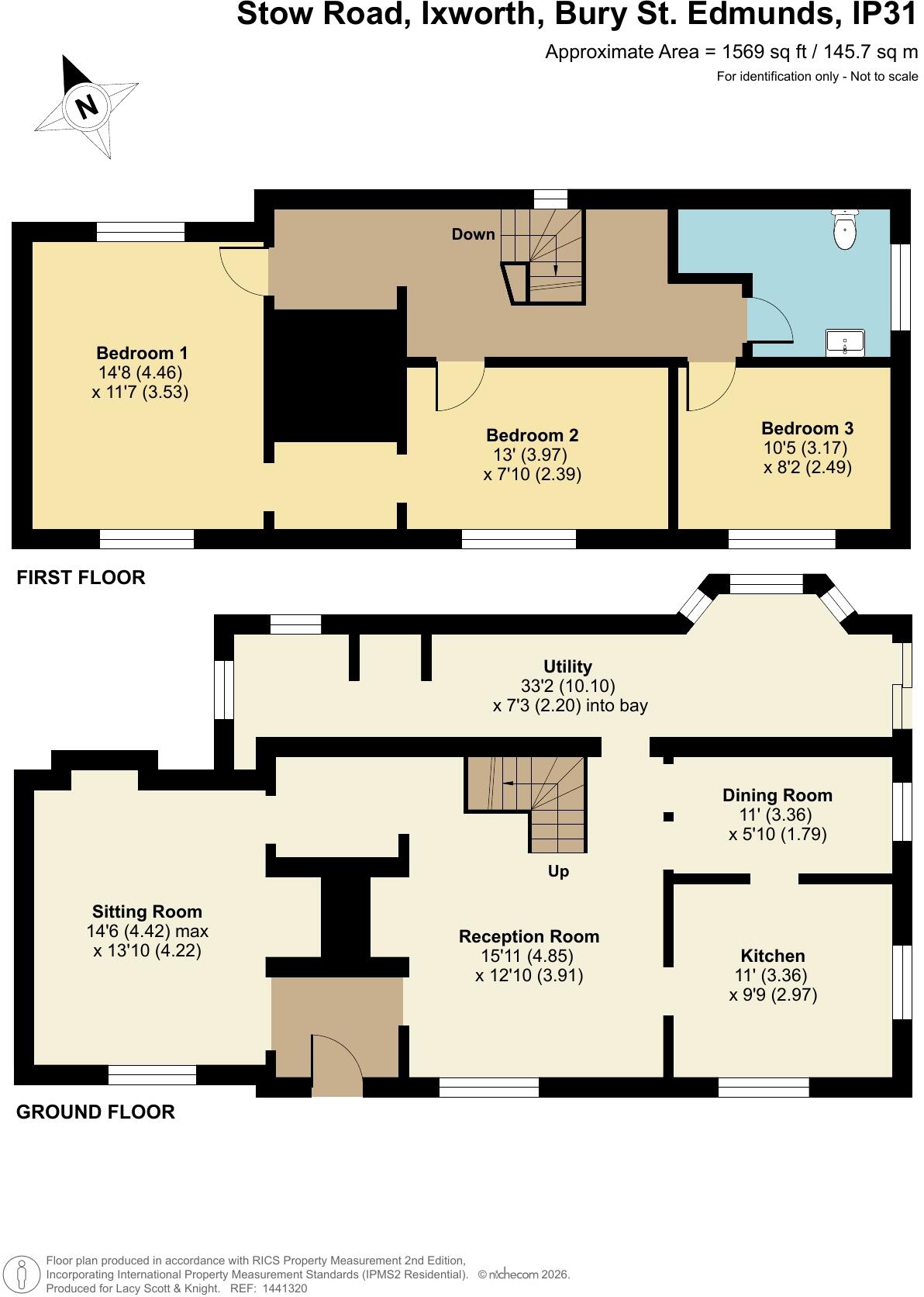 Stow Road, Ixworth, Bury St. Edmunds, Suffolk, IP31 floorplan