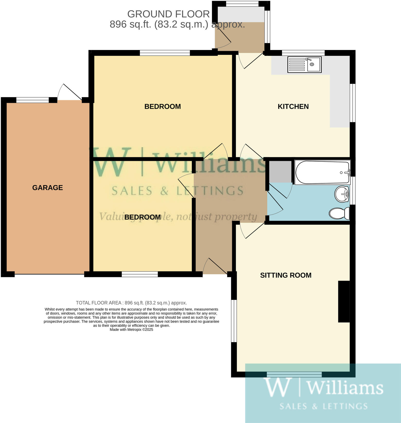 Church Road, Wootton Bridge, Ryde, Isle of Wight floorplan