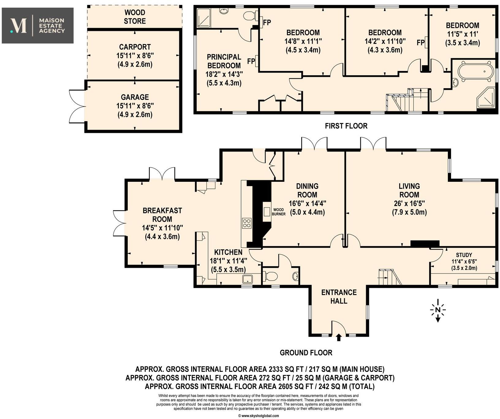 Broad Common Road, Hurst, RG10 floorplan