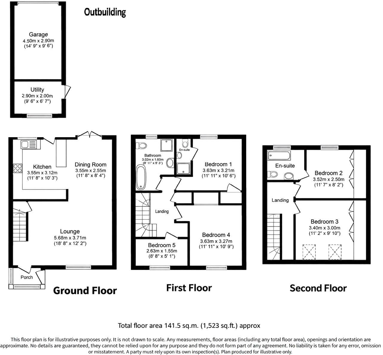 Bonney Way, Swanley, Kent, BR8 floorplan