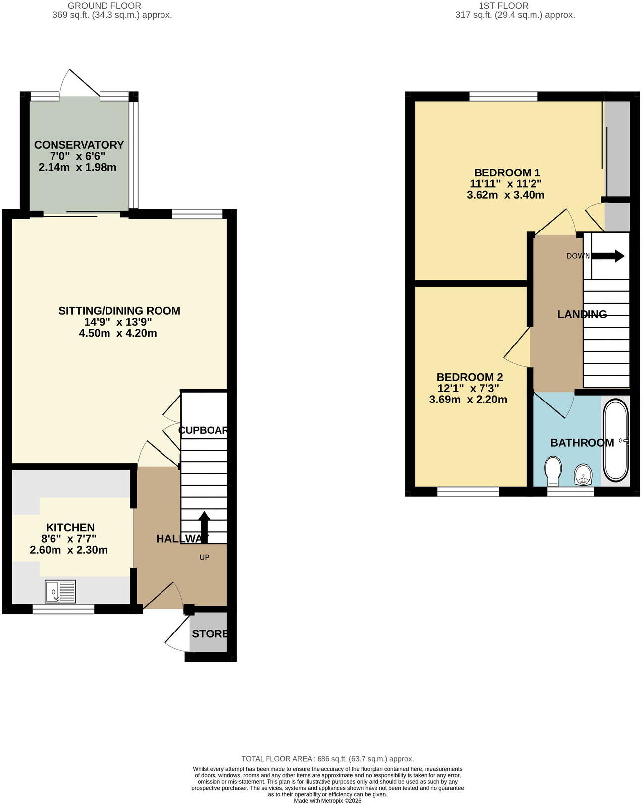 Forresters Drive, Woolwell, Plymouth floorplan