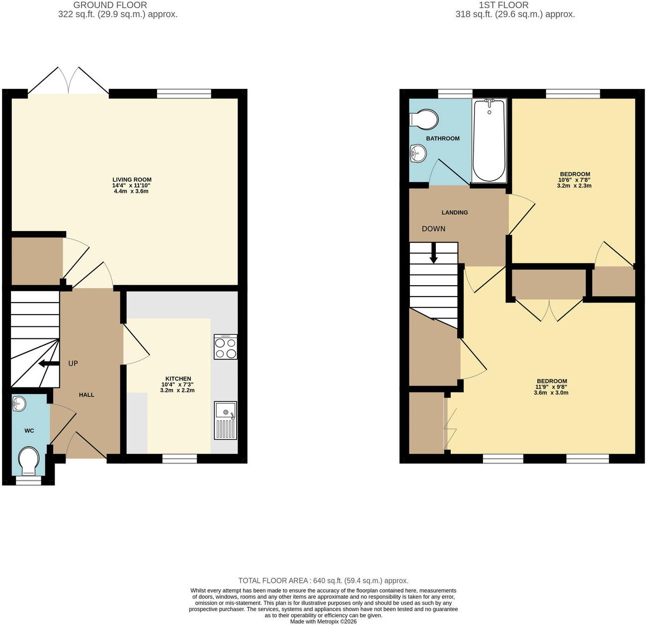 Meam Close, Osbaldwick, York floorplan