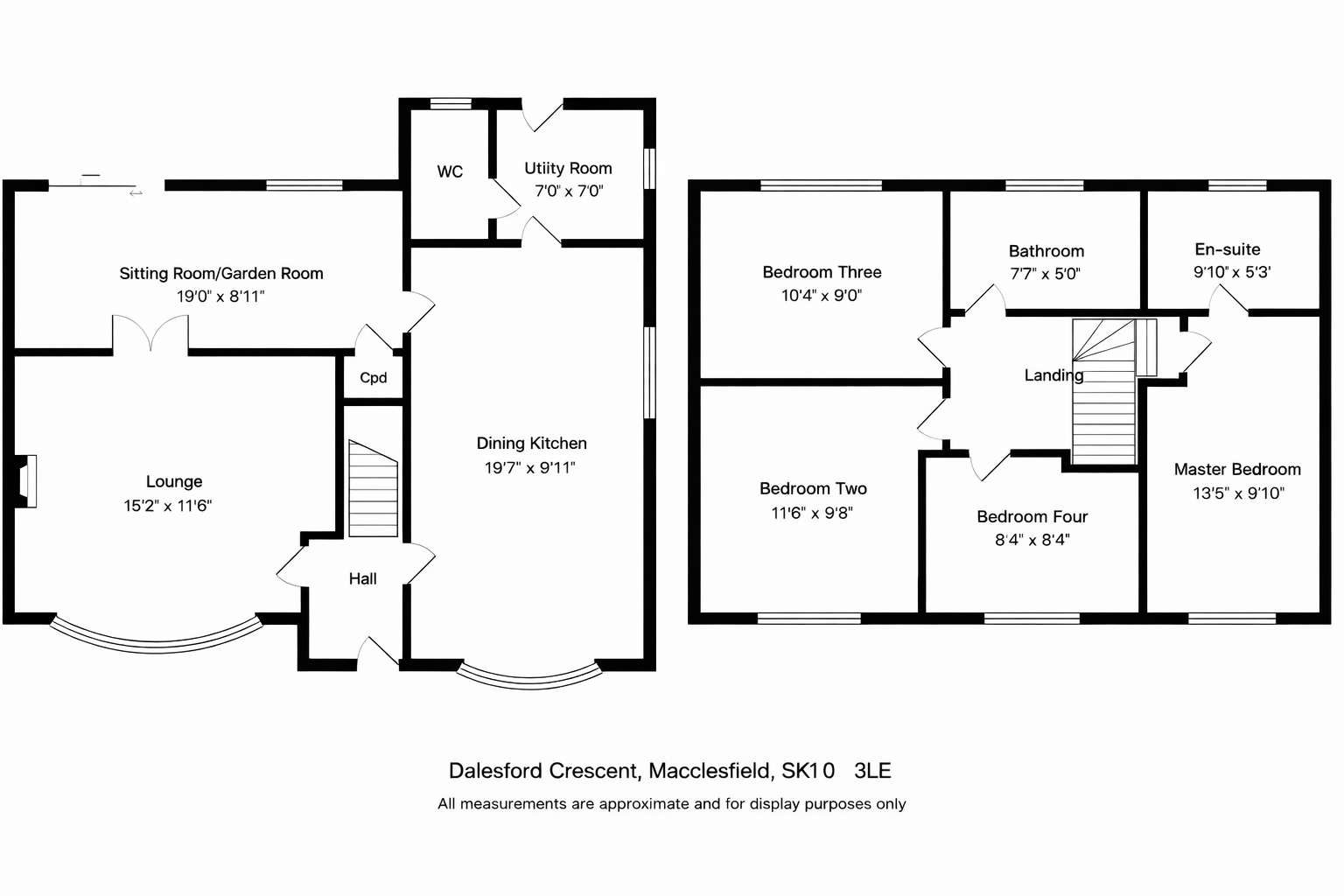 Dalesford Crescent, Macclesfield, SK10 3LE floorplan