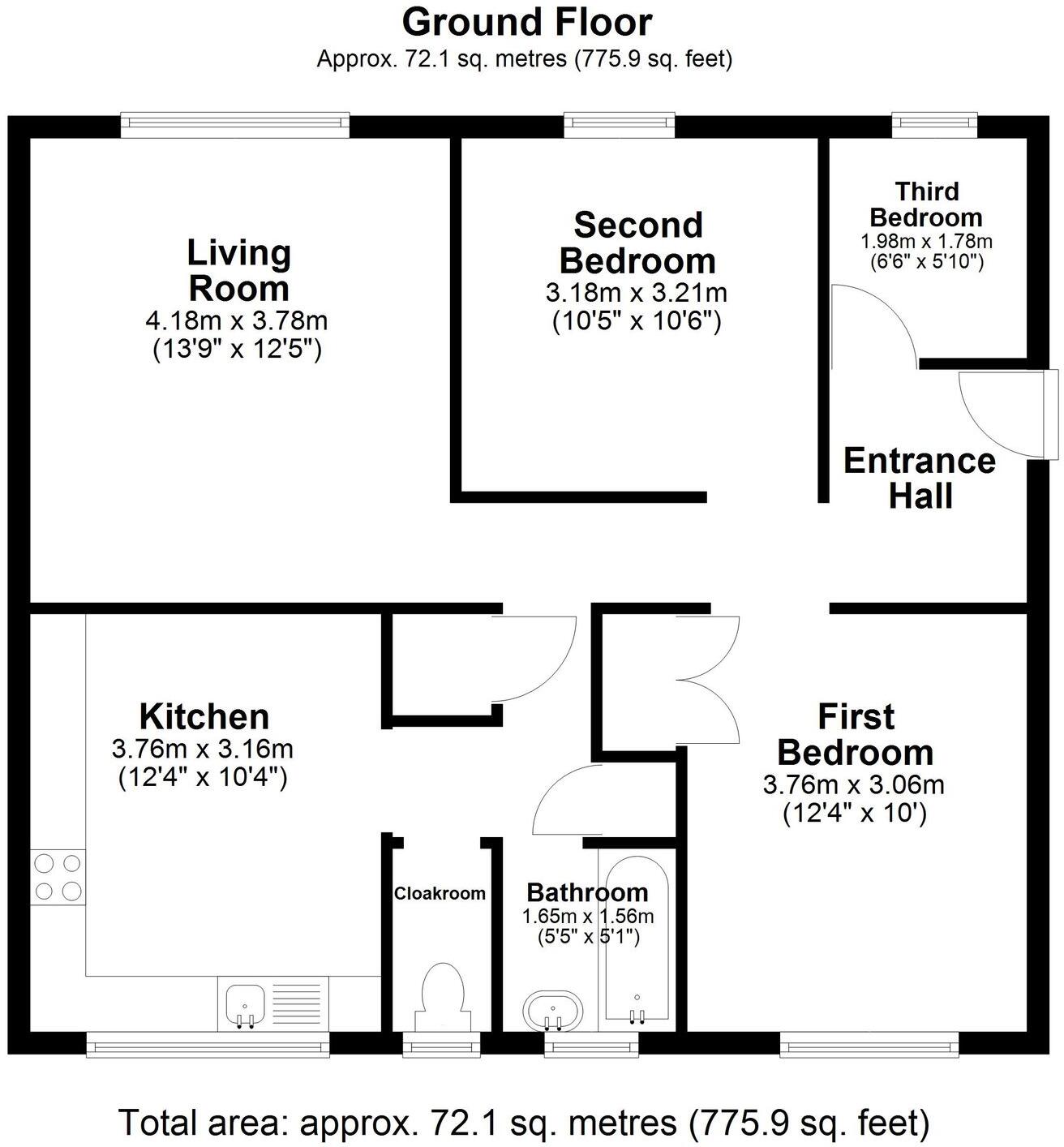 Colchester Road, Lawford, CO11 floorplan