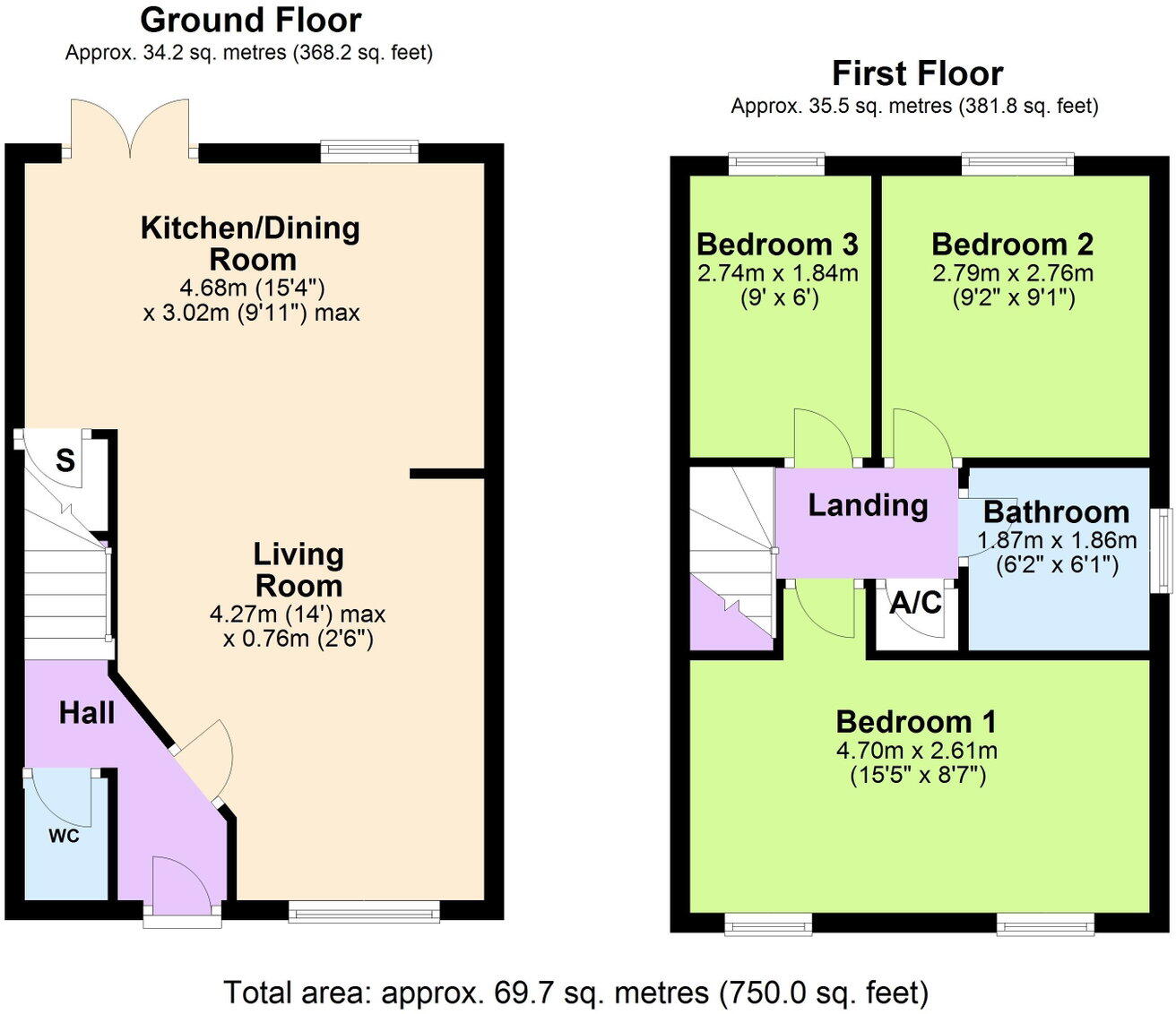 Carsington Close, Kettering, NN16 floorplan