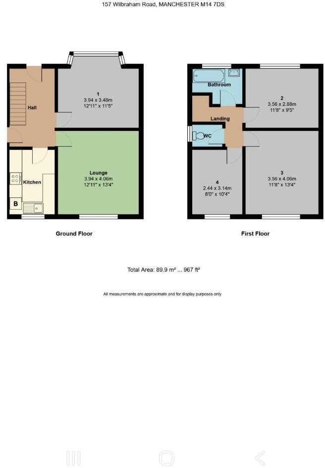 Wilbraham Road, Fallowfield, Manchester, M14 floorplan