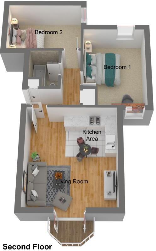 Fantastic Sea Views * Ventnor floorplan