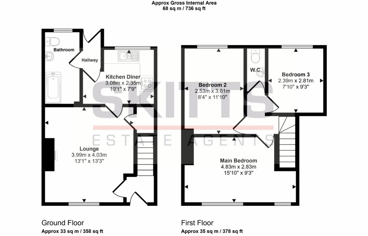 Tyler Road, Willenhall, West Midlands, WV13 floorplan