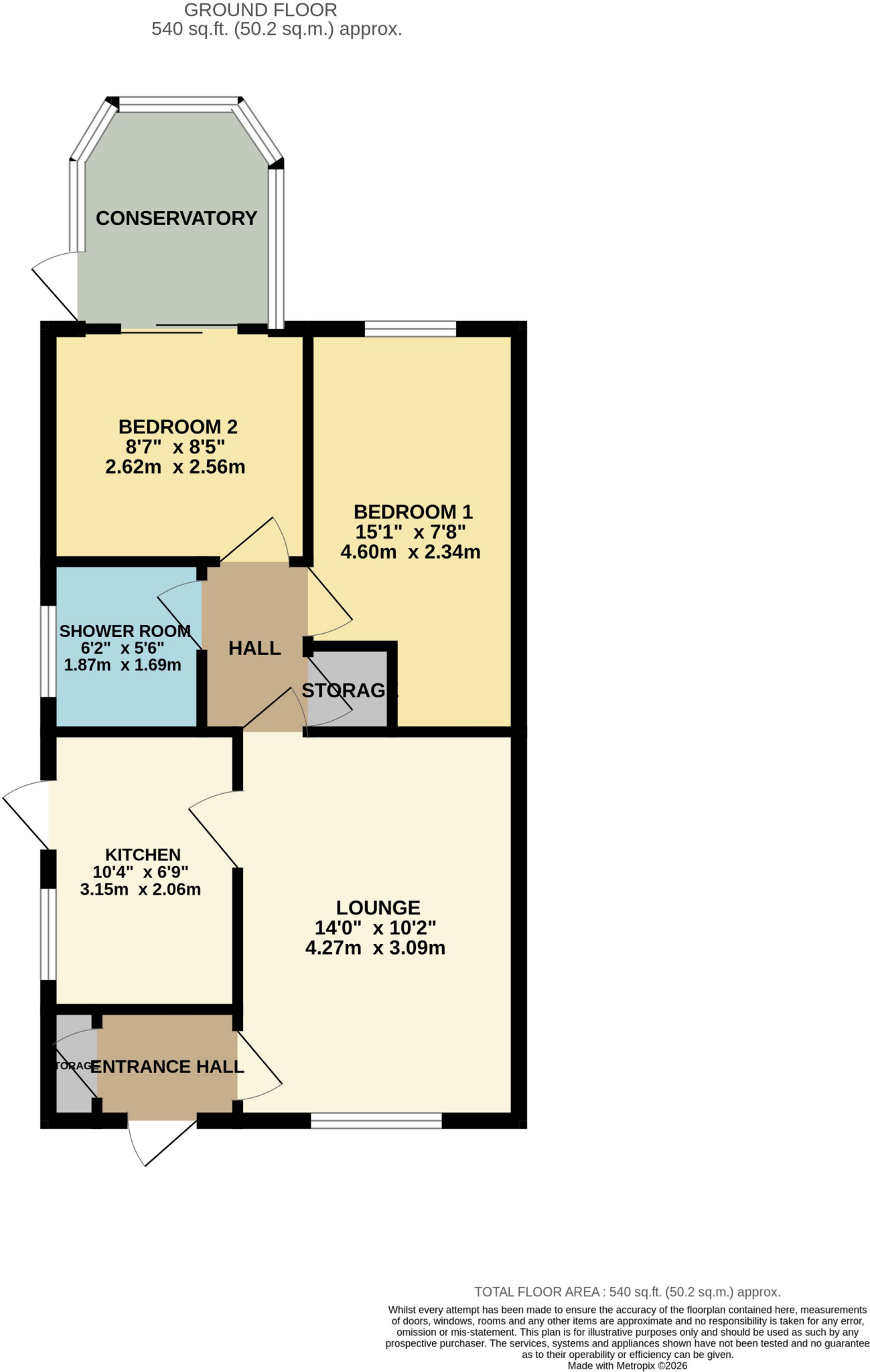 Westcott Close, Harwood, Bolton, BL2 floorplan