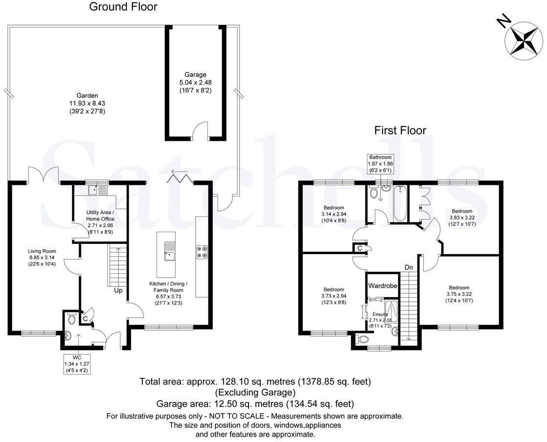 Melbourne Close, Stotfold, Hitchin, SG5 floorplan
