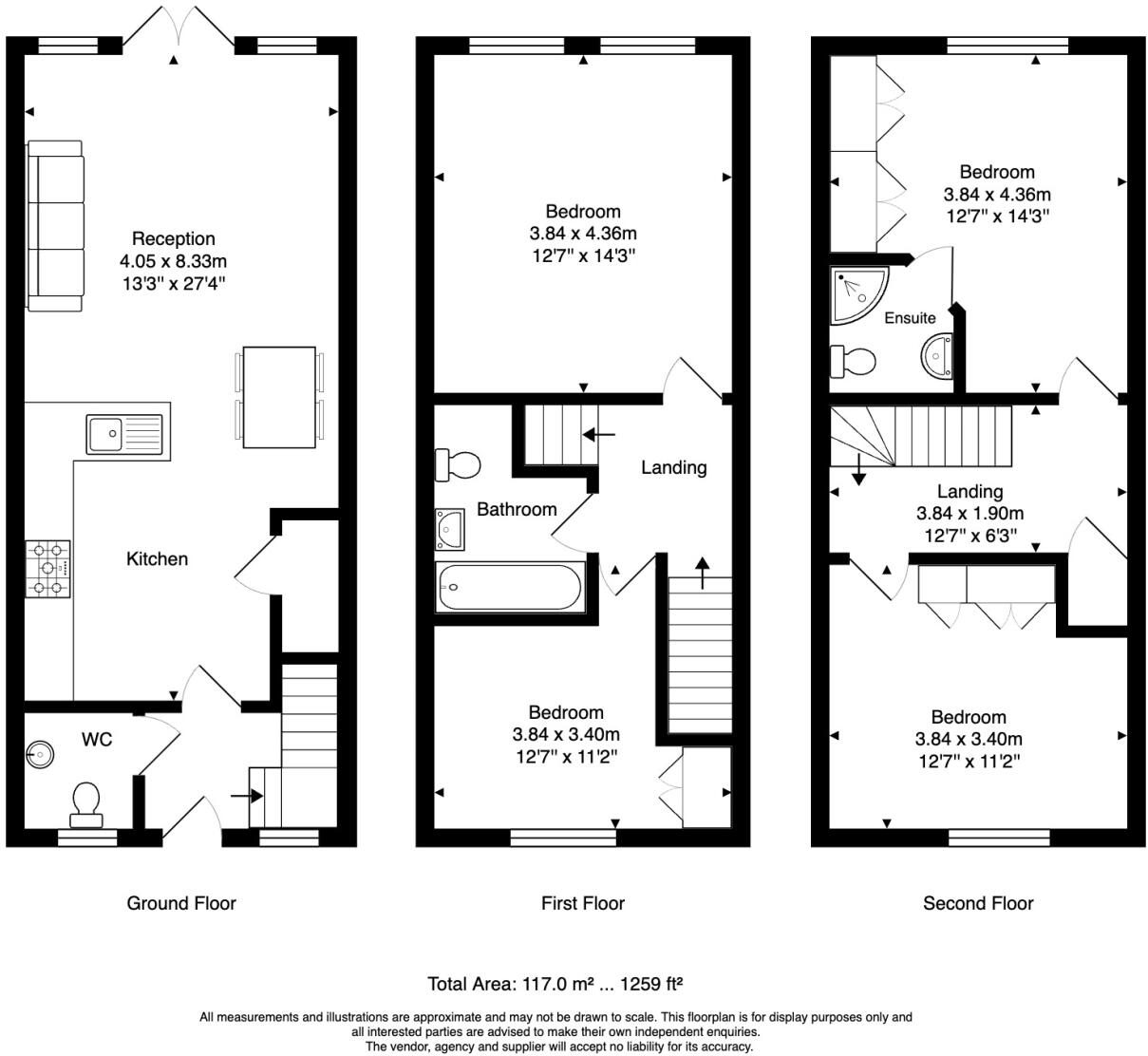 Onyx Crescent, Leicester, Leicestershire, LE4 floorplan