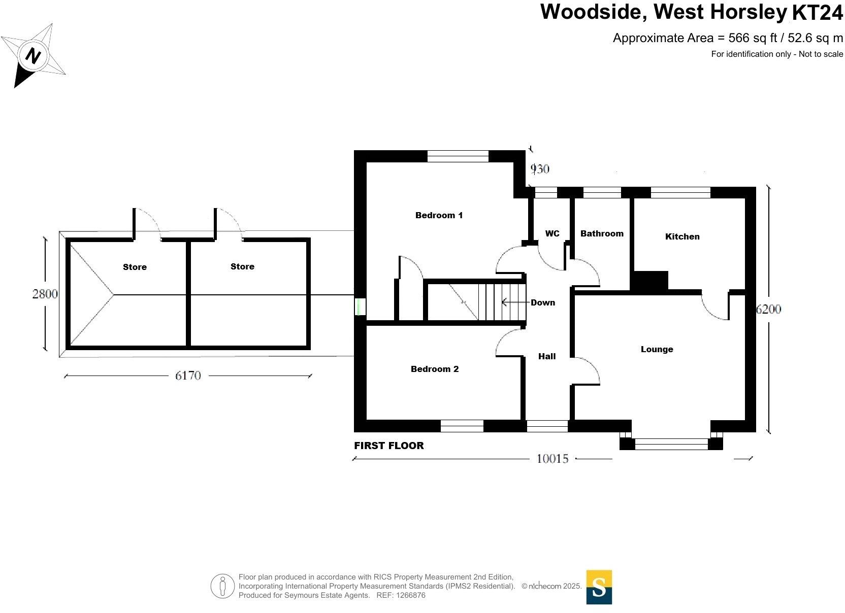 Woodside, West Horsley, Surrey, KT24 floorplan