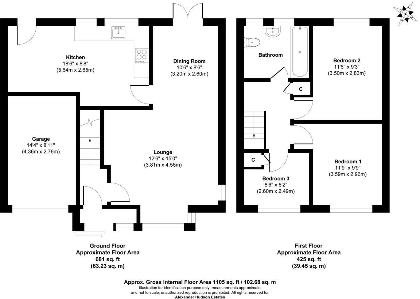 Elsdon Drive, Palmersville, NE12 floorplan