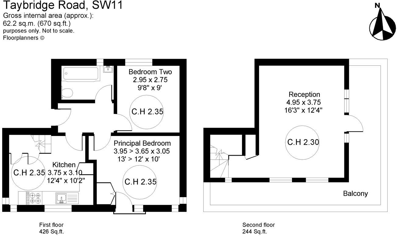 Taybridge Road, London, SW11 floorplan