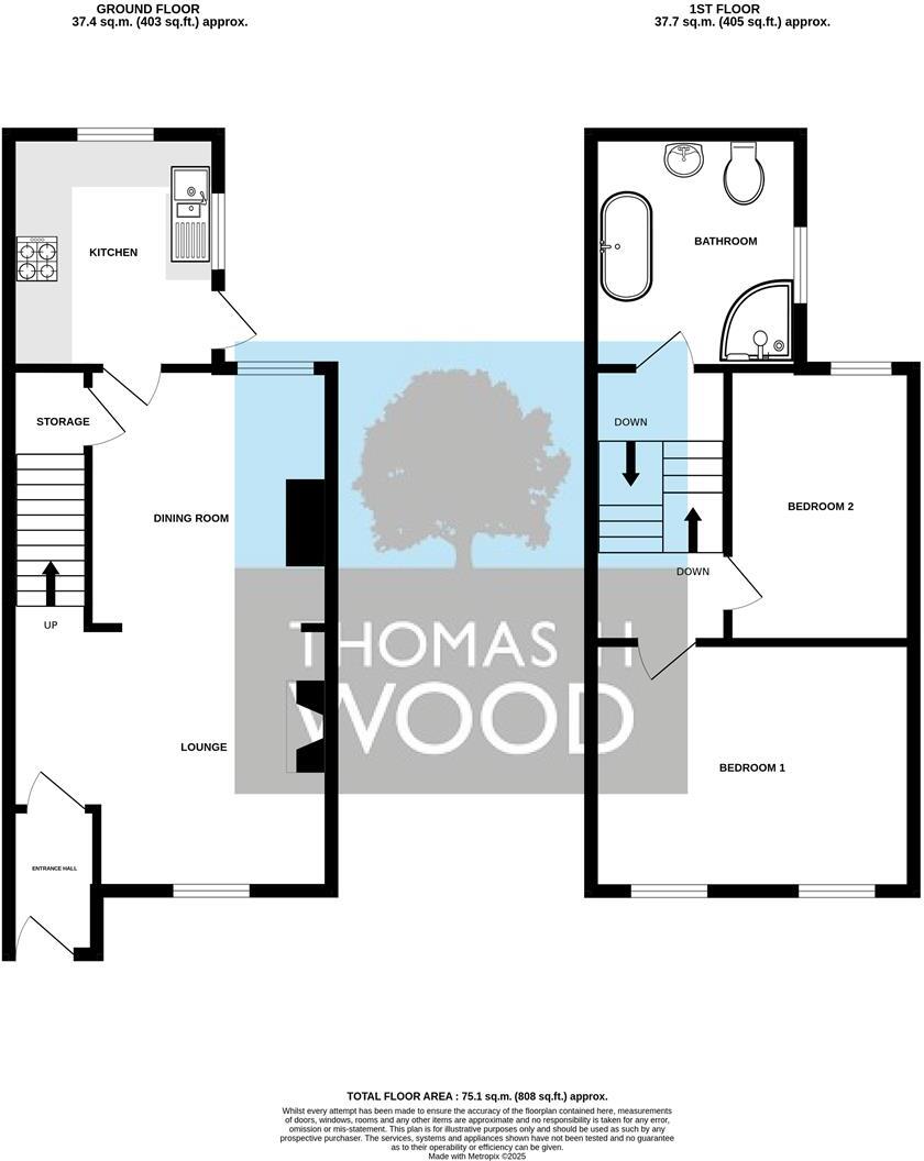 Queen Street, Tongwynlais, Cardiff floorplan